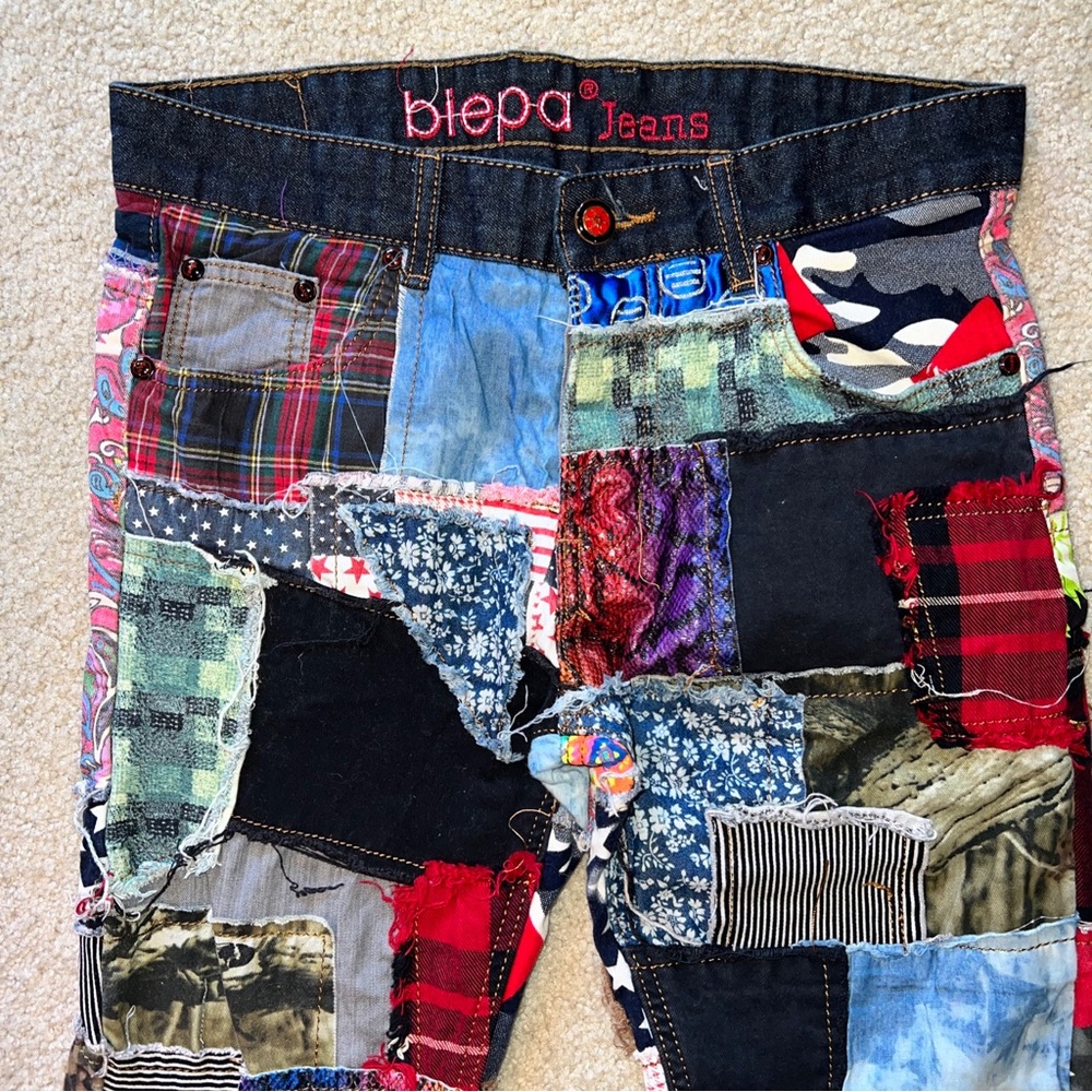 Patchwork Y2K style biepa jeans Size 4